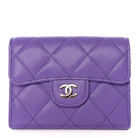 chanel purple card holder|chanel flap card holder price.